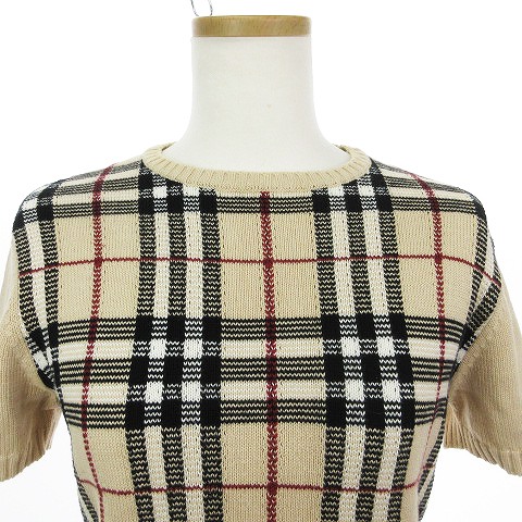 バーバリー ロンドン BURBERRY LONDON ニット セーター 半袖 ノバ 