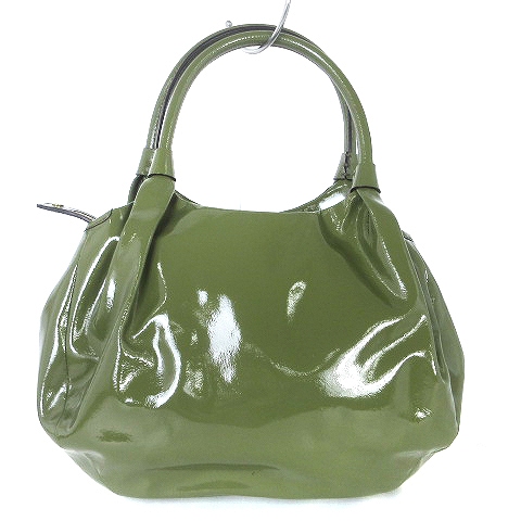 ケイトスペード KATE SPADE 美品 トートバッグ リボン エナメル ロゴ