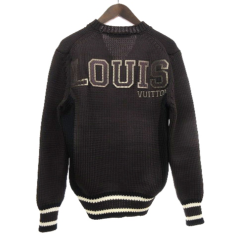 ルイヴィトン LOUIS VUITTON 18AW バックロゴ セーター ニット 長袖 