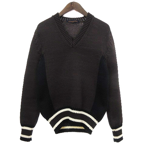 ルイヴィトン LOUIS VUITTON 18AW バックロゴ セーター ニット 長袖 