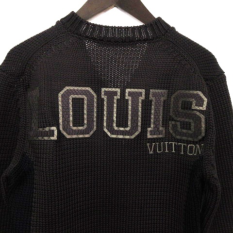 ルイヴィトン LOUIS VUITTON 18AW バックロゴ セーター ニット 長袖 