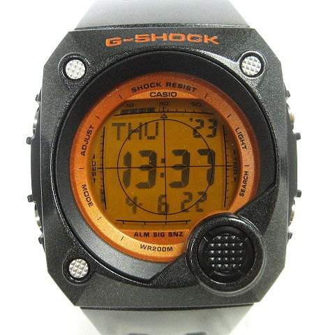 G-SHOCK G-8000 デジタル腕時計 オレンジ G-Shock with both LED and EL lighting | G-8000 reviews & Casio