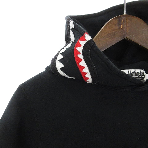 アベイシングエイプ タイガー　スウェット トレーナー　シャークパーカー　ape アベイシングエイプ A BATHING APE WGM シャークパーカー プル