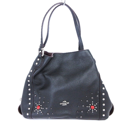 コーチ COACH ウエスタン リベット イーディー ショルダーバッグ ロゴ 