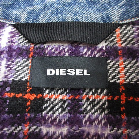 ディーゼル DIESEL G-KERYA ツイード チェック ブークレー 切替