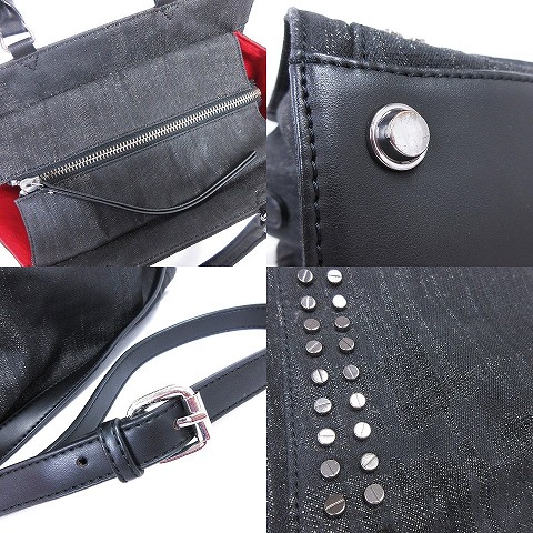 ディーゼル DIESEL ショルダー ハンド バッグ 2WAY スタッズ