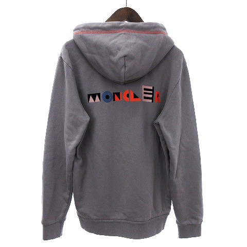 モンクレール MONCLER 美品 20年製 パーカー バックロゴ プリント  