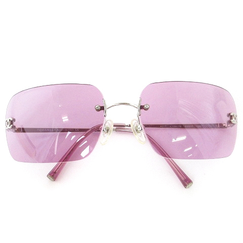 シャネル CHANEL サングラス ココマーク カラーレンズ スクエア型  