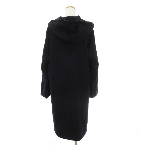 CALVIN KLEIN カルバンクラインカシミヤ混ロングコートフード付き