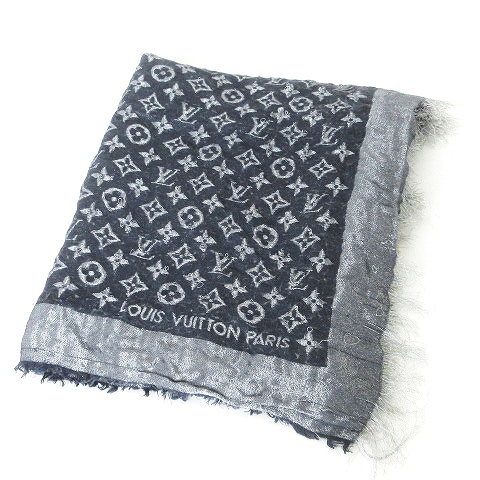 ルイヴィトン LOUIS VUITTON モノグラム ショール ストール 大判 