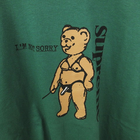 シュプリーム SUPREME 21SS NOT SORRY Tシャツ カットソー 半袖 クルー