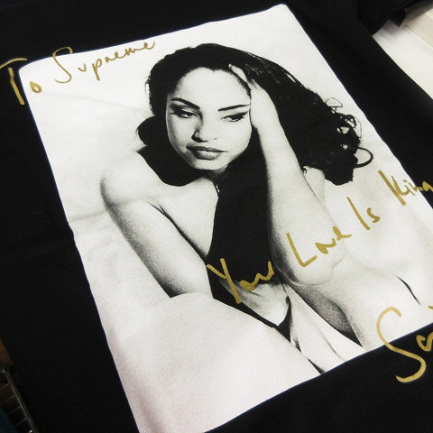 シュプリーム SUPREME 美品 17SS Sade Tee Tシャツ 半袖 丸首 クルー 