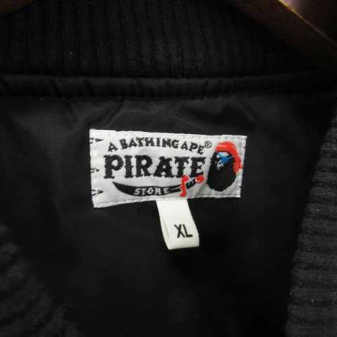 アベイシングエイプ A BATHING APE 美品 PIRATE STORE スタジャン 