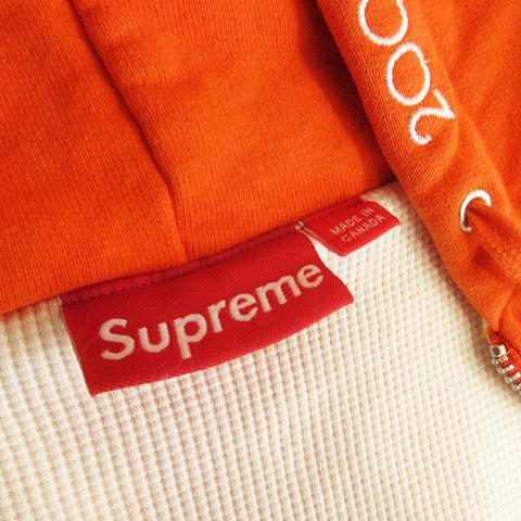 シュプリーム SUPREME 09AW アーチロゴ サーマル ジップアップ  