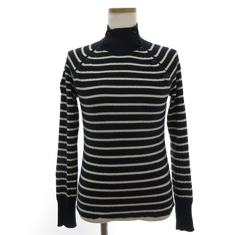 POLO RALPH LAUREN カシミヤ混 ボーダーニット クリーニング済 ニット