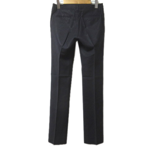 美品theory luxeセオリーリュクス　パンツスーツ濃紺xピンストライプ38 美品theory luxeセオリーリュクス パンツスーツ濃紺xピン