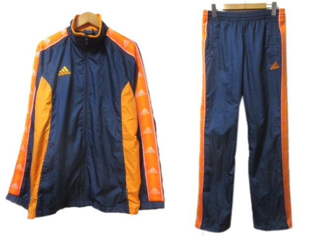 アディダス adidas セットアップ JD2027 ネイビー オレンジ 紺 O XL 
