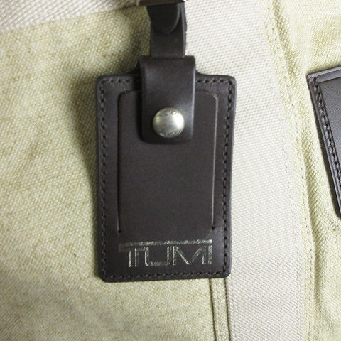 トゥミ TUMI トートバッグ ハンド 2WAY キャンバス ネームタグ トゥミ TUMI トートバッグ ハンド 2WAY キャンバス ネームタグ