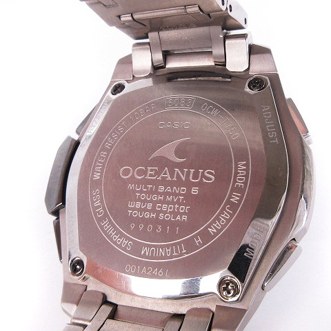 時計 CASIO OCEANUS ocw-t750 ☆CASIO OCEANUS OCW-T750 電波 ソーラー ☆