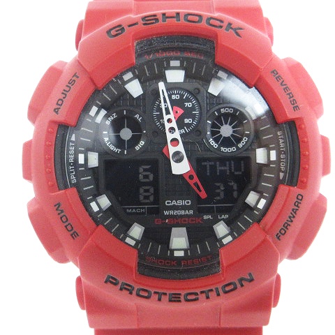 カシオジーショック CASIO G-SHOCK 腕時計 アナデジ クオーツ GA-100B  
