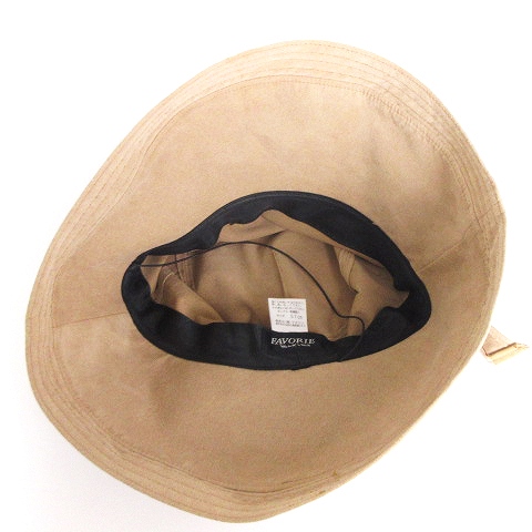 マキシン　帽子　ベージュ LX since1940老舗マキシン キャペリンハット〈ベージュ〉（キャリング