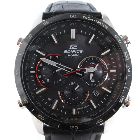 カシオ CASIO EDIFICE 腕時計 アナログ クロノグラフ タフソーラー EQW 