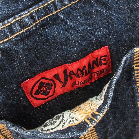 エヴィス ヤマネ デニムパンツ ジーンズ 686YR 山刺繡 セルビッチ赤金耳 エヴィス EVISU ヤマネ 686YR 1931 デニム ジーンズ ハーフパンツ