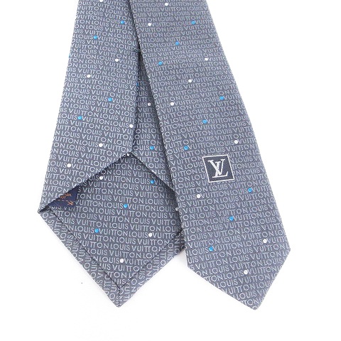 ルイヴィトン LOUIS VUITTON 美品 クラヴァット LV シグネチャー 