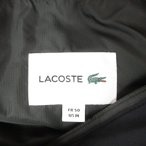 ラコステ LACOSTE ダウンジャケット フード ナイロン ロゴ ワニ ジップ 