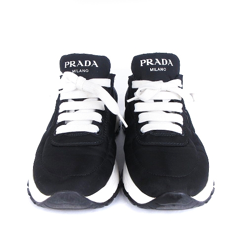 プラダ PRADA スニーカー コンフォートシューズ 靴 ナイロン 厚底 