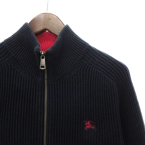 バーバリーブラックレーベル BURBERRY BLACK LABEL ドライバーズニット 