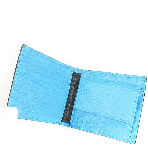 Paul Smith ポールスミス 二つ折り財布 水色 ポールスミス PAUL SMITH 二つ折り財布 ウォレット コインポケット