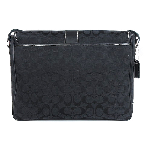 コーチ COACH シグネチャー ショルダーバッグ メッセンジャー フラップ 