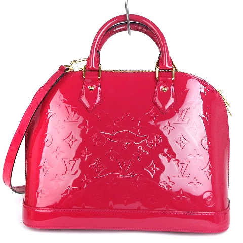 ルイヴィトン LOUIS VUITTON 美品 モノグラム ヴェルニ アルマPM  