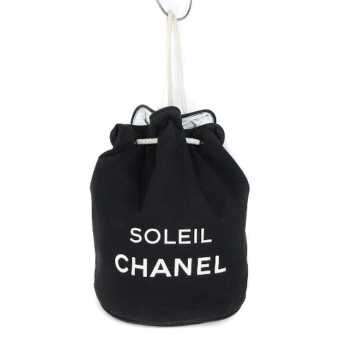 シャネル CHANEL ソレイユ SOLEIL プールバック ドローストリング 巾着 