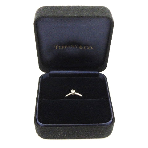ティファニー TIFFANY & CO. 美品 ソリティア リング 指輪