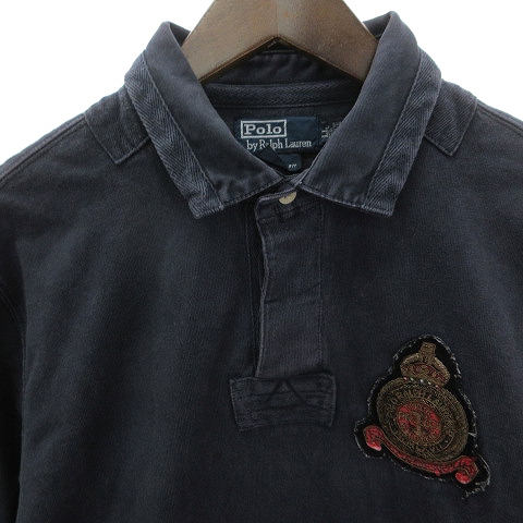 Ralph Lauren 長袖Tシャツ カットソー ネイビー ポケット付 t