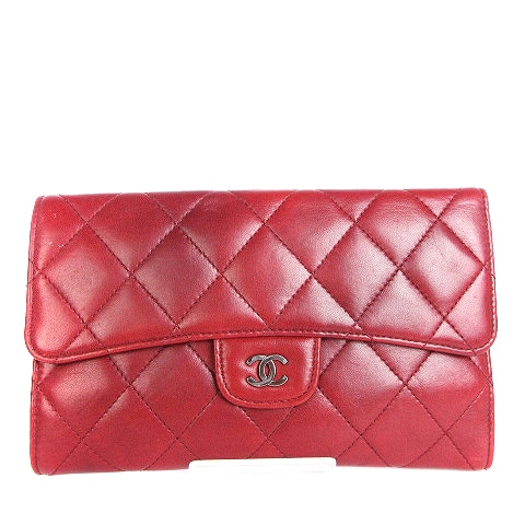シャネル CHANEL マトラッセ 3つ折り長財布 ウォレット ココマーク  