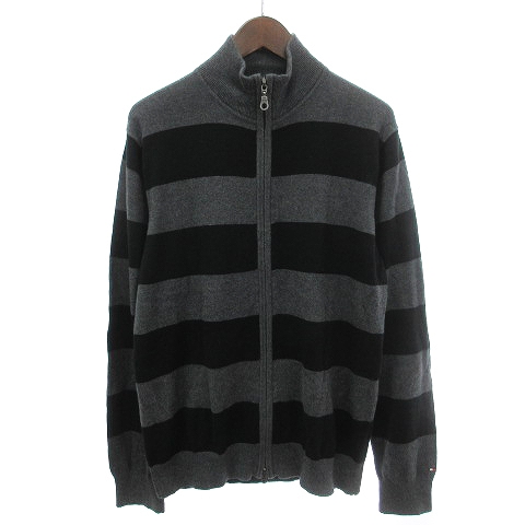 トミーヒルフィガー TOMMY HILFIGER ニット セーター 長袖 ジップ 