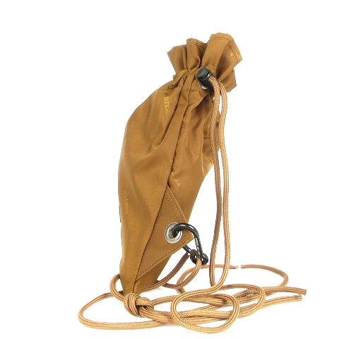 PORTER × BEAMS メッシュ　サコッシュ　巾着　ベージュ PORTER（ポーター）の「BEAMS × PORTER / 別注 Mesh Purse