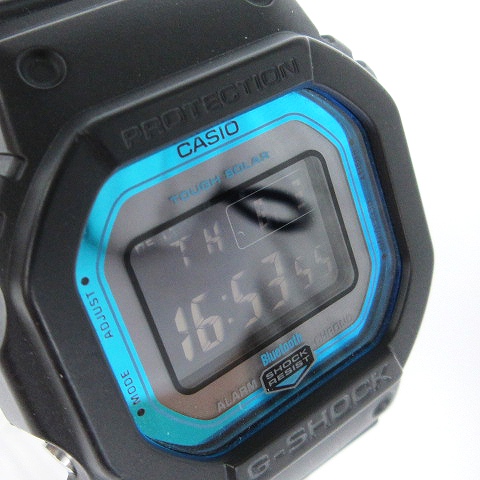 G-SHOCK デジタル腕時計 ブラック/ブルータフソーラーBluetooth カシオジーショック CASIO G-SHOCK 腕時計 デジタル タフ