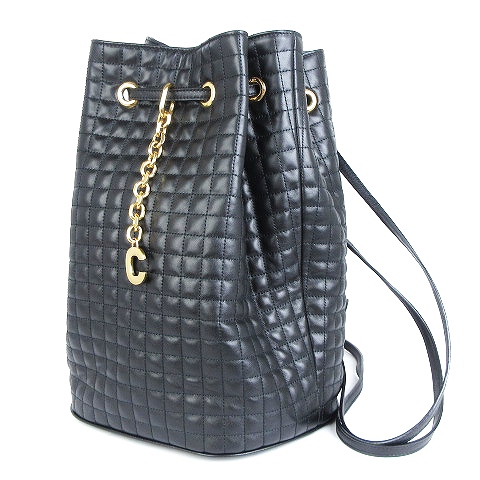 美品 CELINE(セリーヌ)ショルダーバック 巾着 （セリーヌ CELINE 美品 