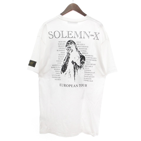 ラフシモンズ RAF SIMONS 22SS SOLEMN-X オーバーサイズTシャツ 半袖 