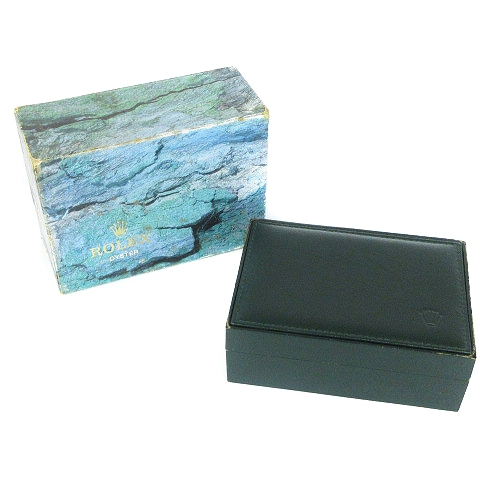 ROLEX OYSTER ロレックス 箱 レザーケース グリーン ロレックス ROLEX オイスター OYSTER 腕時計用 収納 ケース BOX