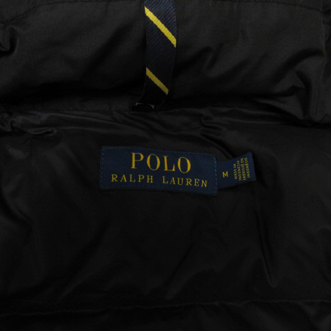 美品 LAUREN RALPH LAUREN ダウンコート RLLロゴ 黒 M POLO RALPH LAUREN ラルフローレン ダウンコート
