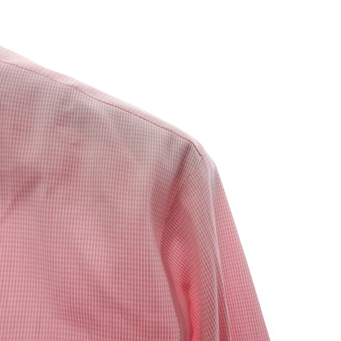 THOMAS PINK トーマスピンク SUPUR SLIM FIT シャツ 長袖 無地 ピンク 