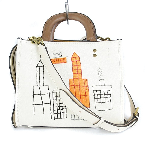 未使用品 コーチ COACH バスキアコラボ ショルダーバッグ ハンド 