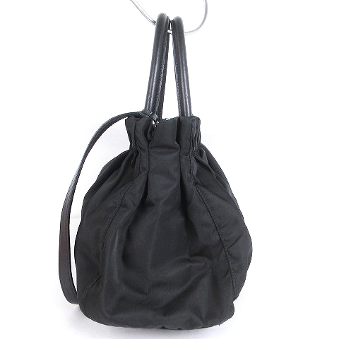 プラダ PRADA ショルダーバッグ ハンド 2WAY ナイロン ロゴ 三角 
