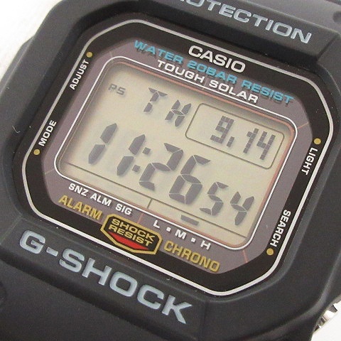 カシオジーショック CASIO G-SHOCK 美品 腕時計 タフソーラー