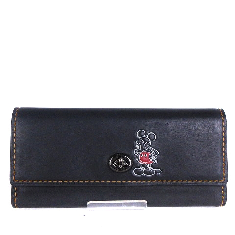 コーチ COACH ディズニー Disney コラボ 75周年 長財布 ウォレット 
